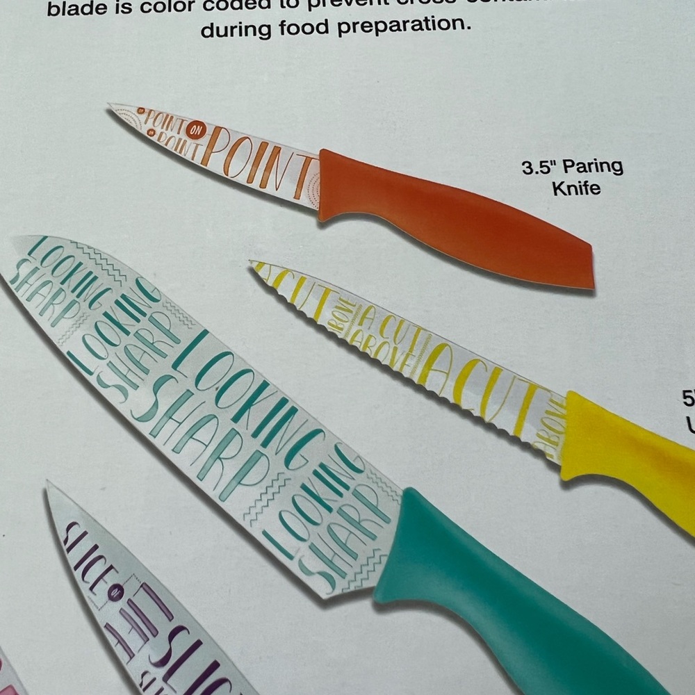 Cuisinart 10 pc knife set - Picture 3 of 7
